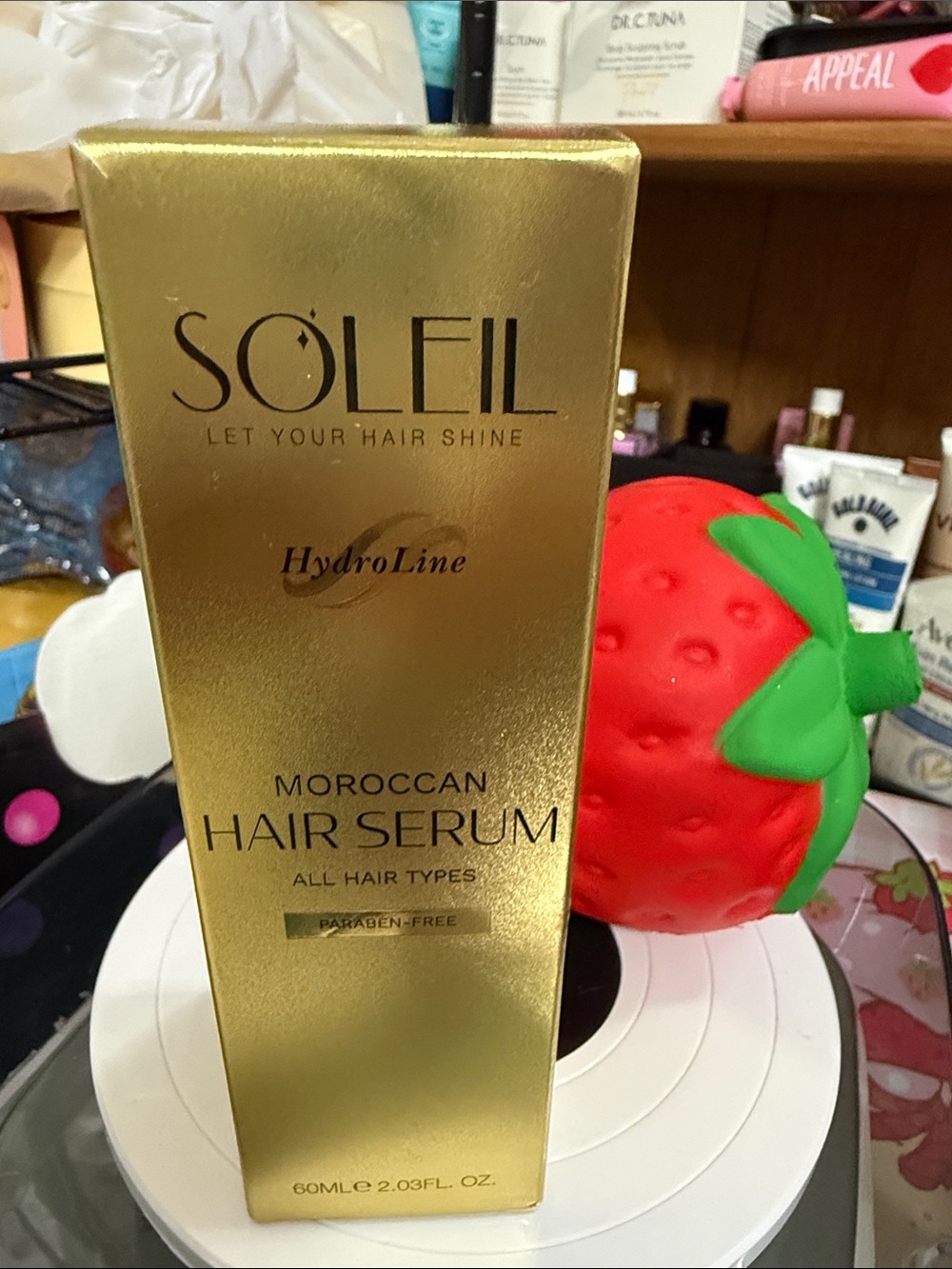 Soleil HydroLine Moroccan Hair Serum — Gold Nourishing Hair Serum